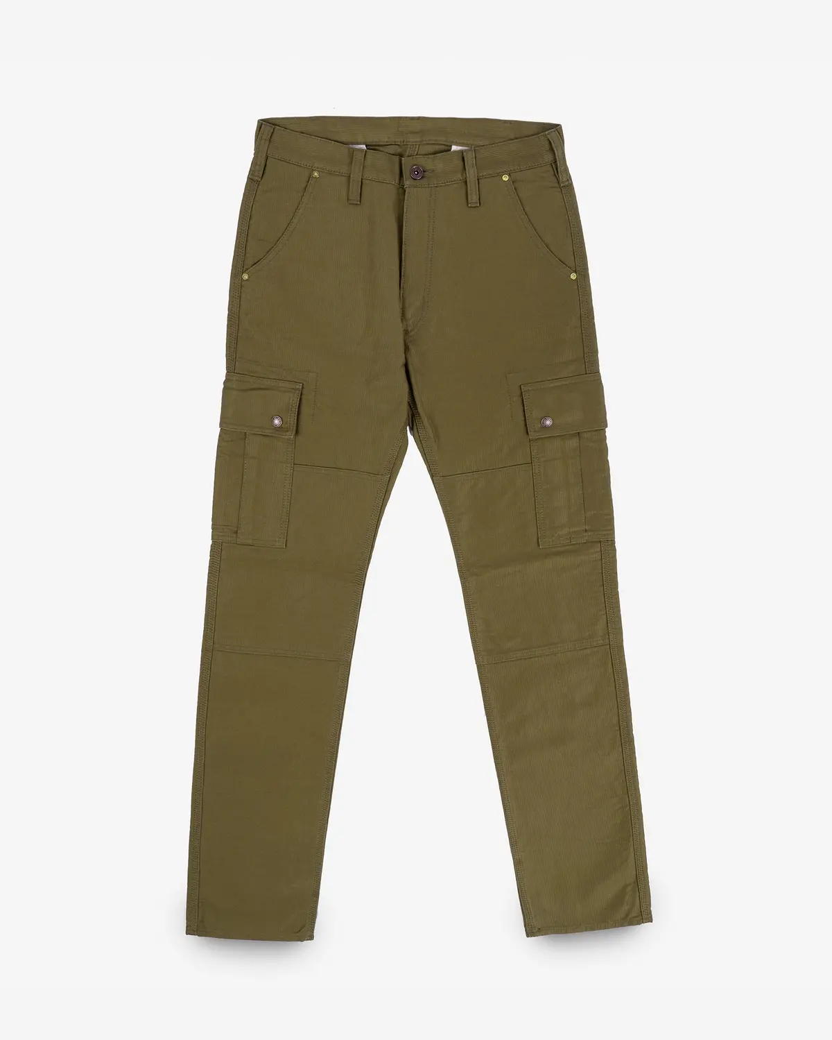 12Oz Cotton Whipcord Cargo Pants - Khaki 1