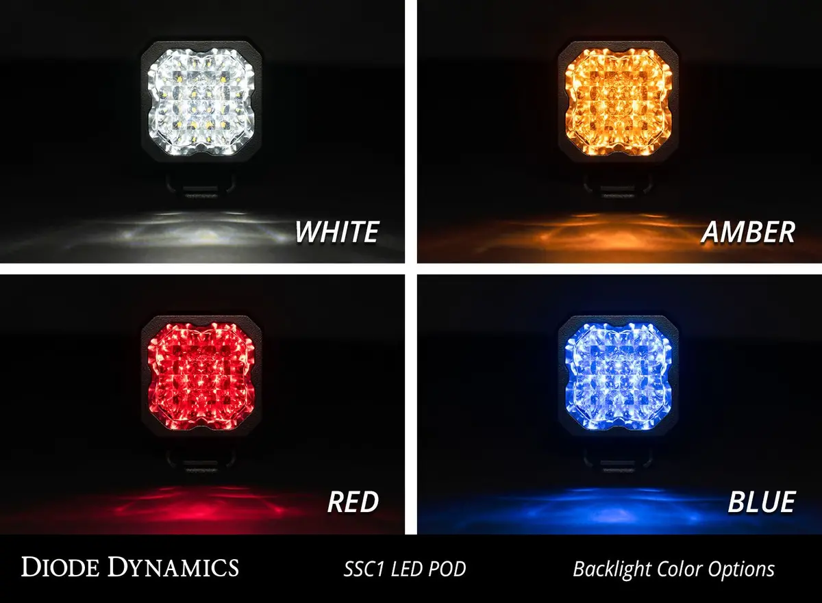 Diode Dynamics - Stage Series C1 Flush Mount Led Pod 4