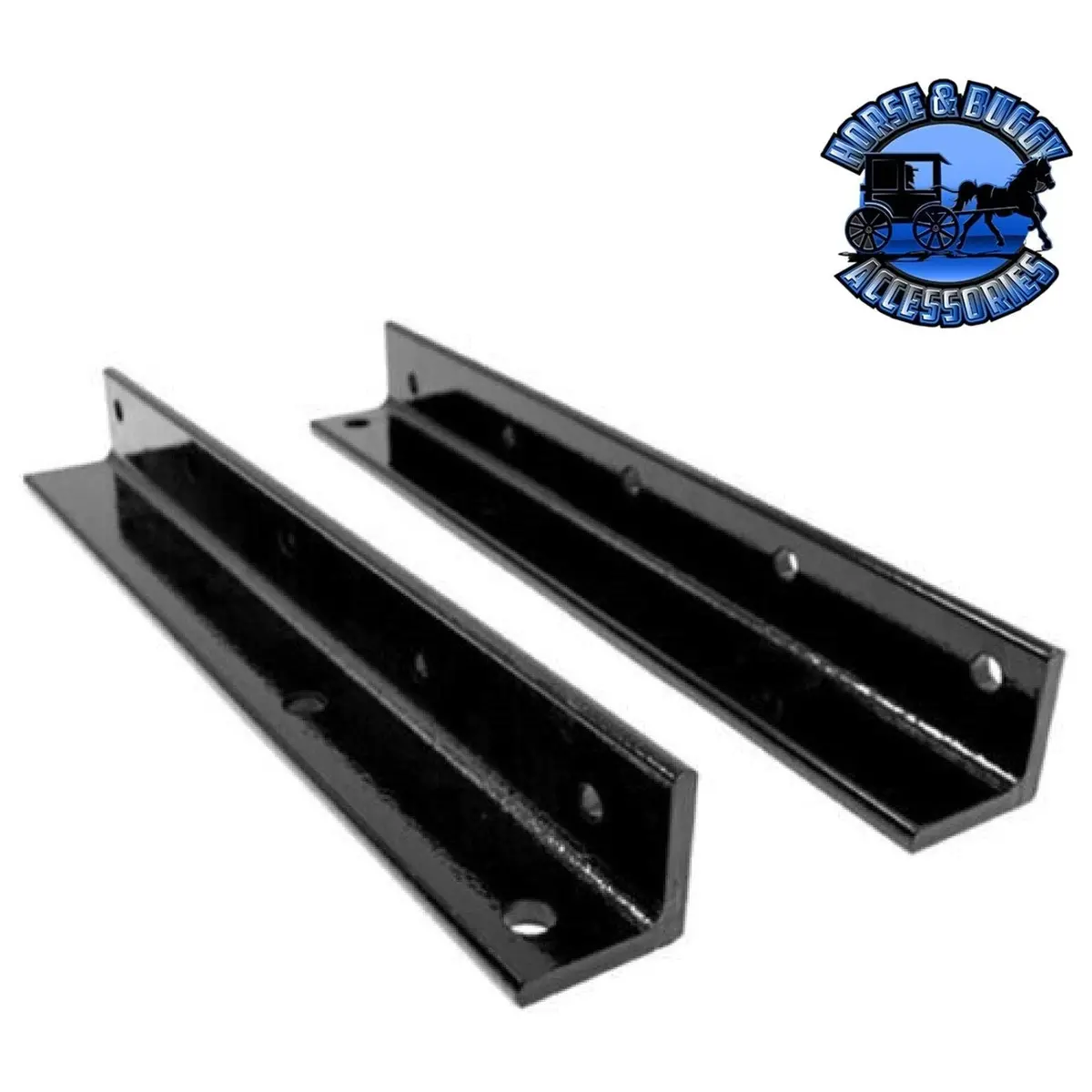 Peterbilt Step Box Brackets Oem Replacement Powder Coated Black (Sold In Pairs) #43569 1