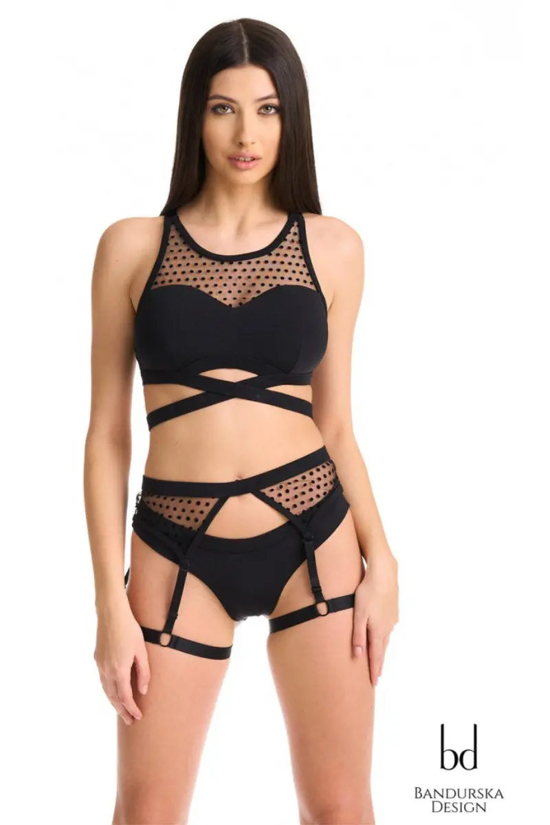 Bandurska Sugar Suspender Accessory - Black 1