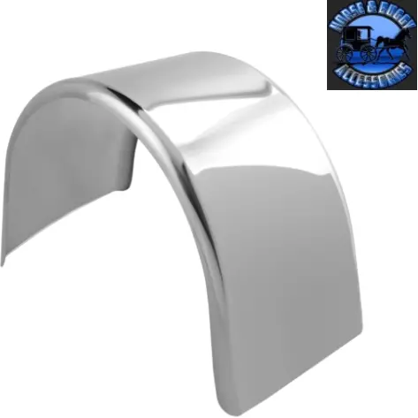 Hogebuilt 100" Single Axle (Fenders Only) 430 Stainless Steel Polished Pair #2710 1