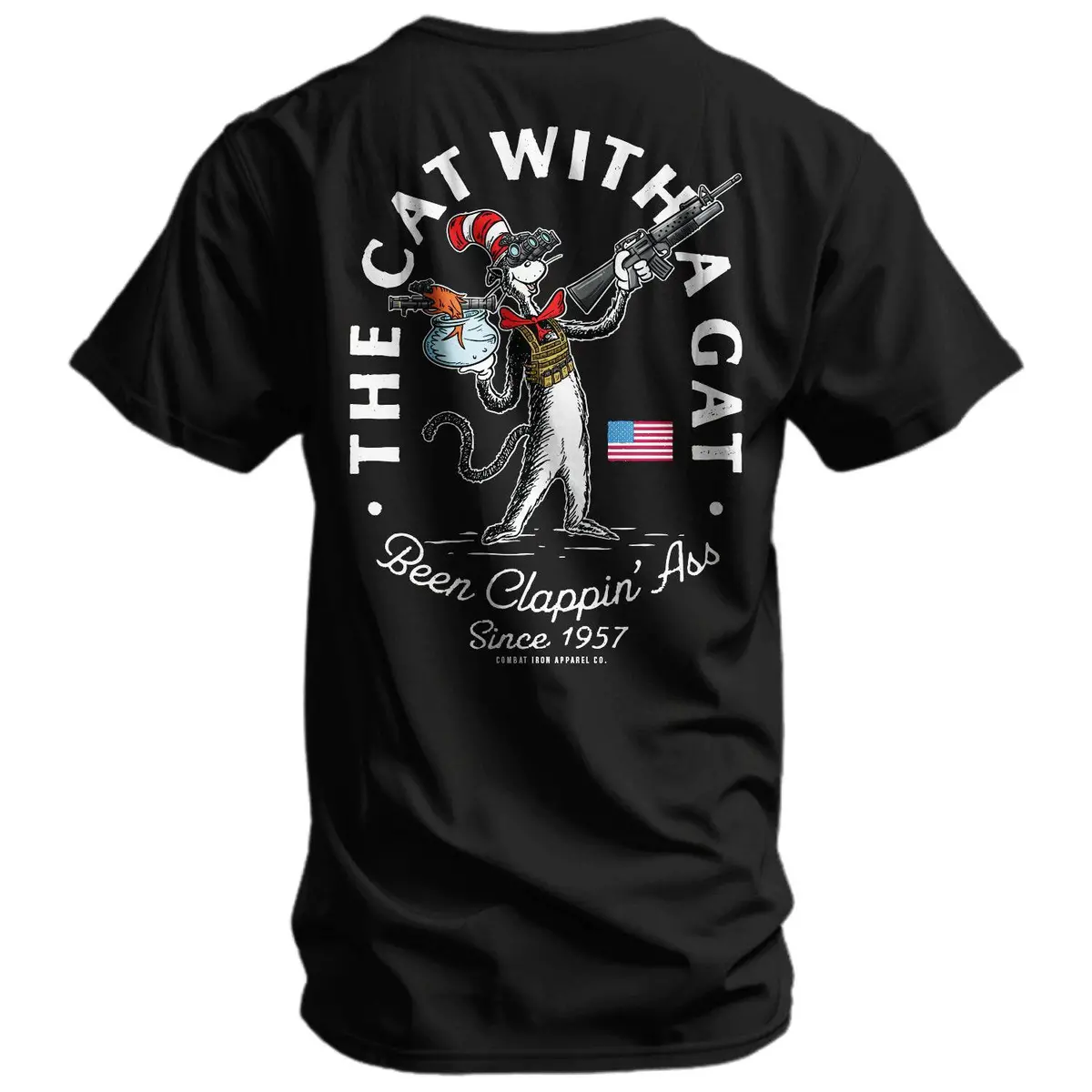 The Cat With A Gat Remix Men's T-Shirt 1