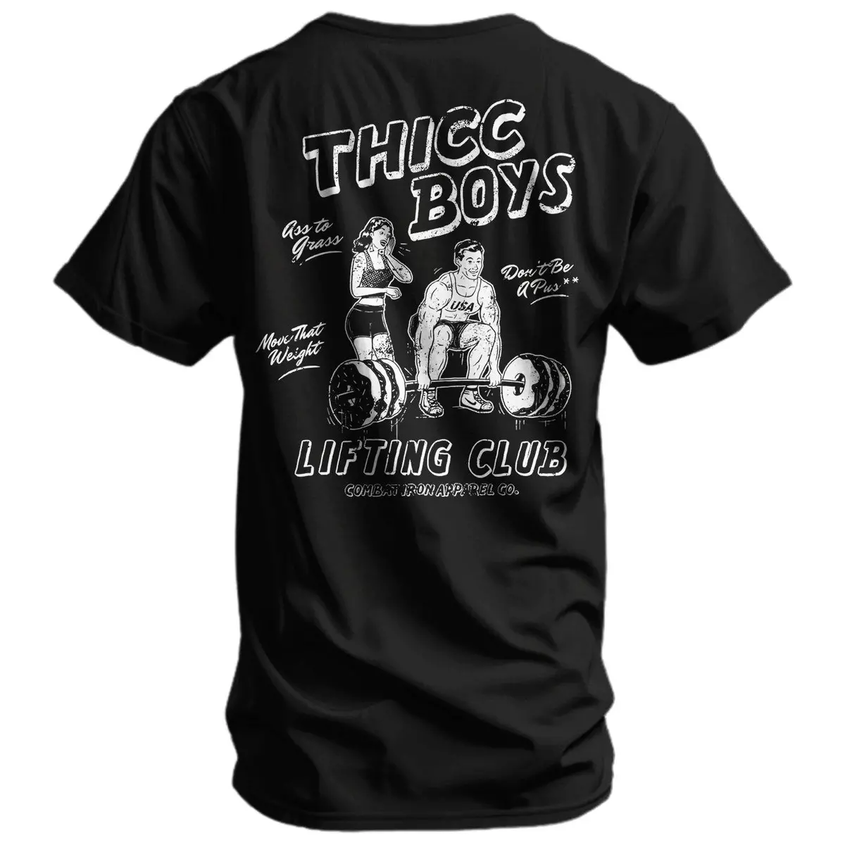 Thicc Boys Workout Club Men's T-Shirt 1