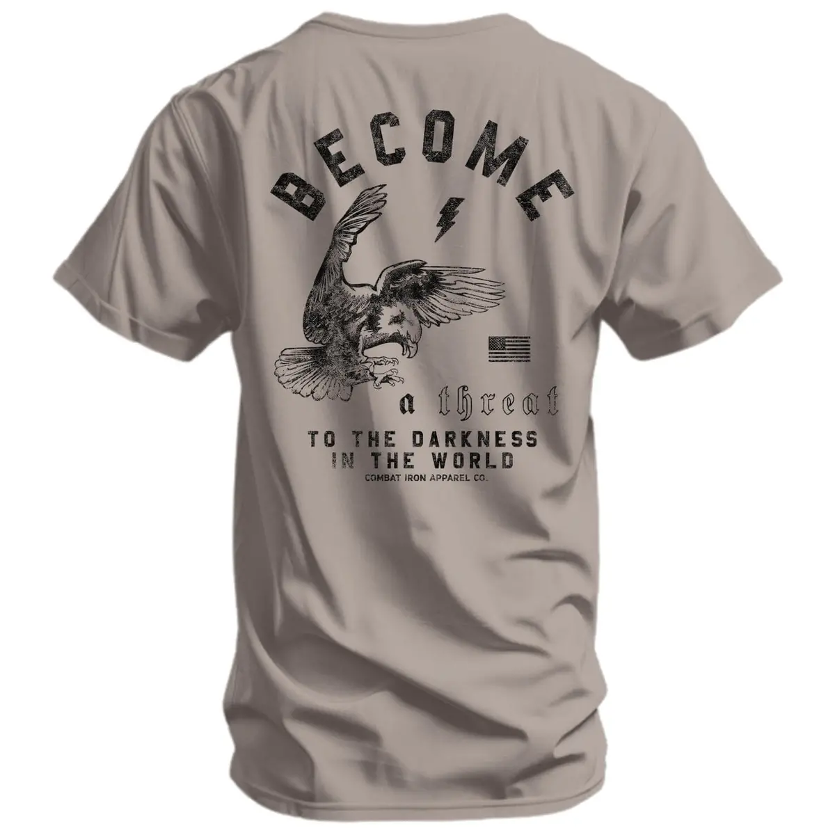 Become A Threat To The Darkness Men's T-Shirt 3