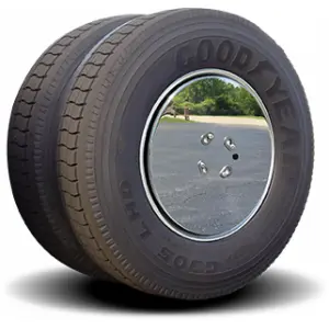 Rw1042-34Tk Drive Axle, 22.5" Wheels Mirror Stainless Steel 1