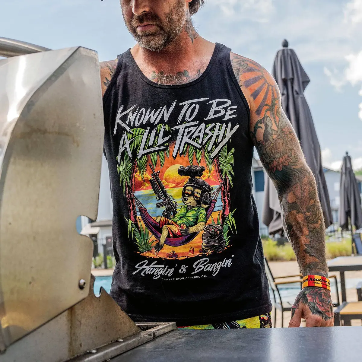 Known To Be A Lil Trashy Raccoon Men's Tank 2