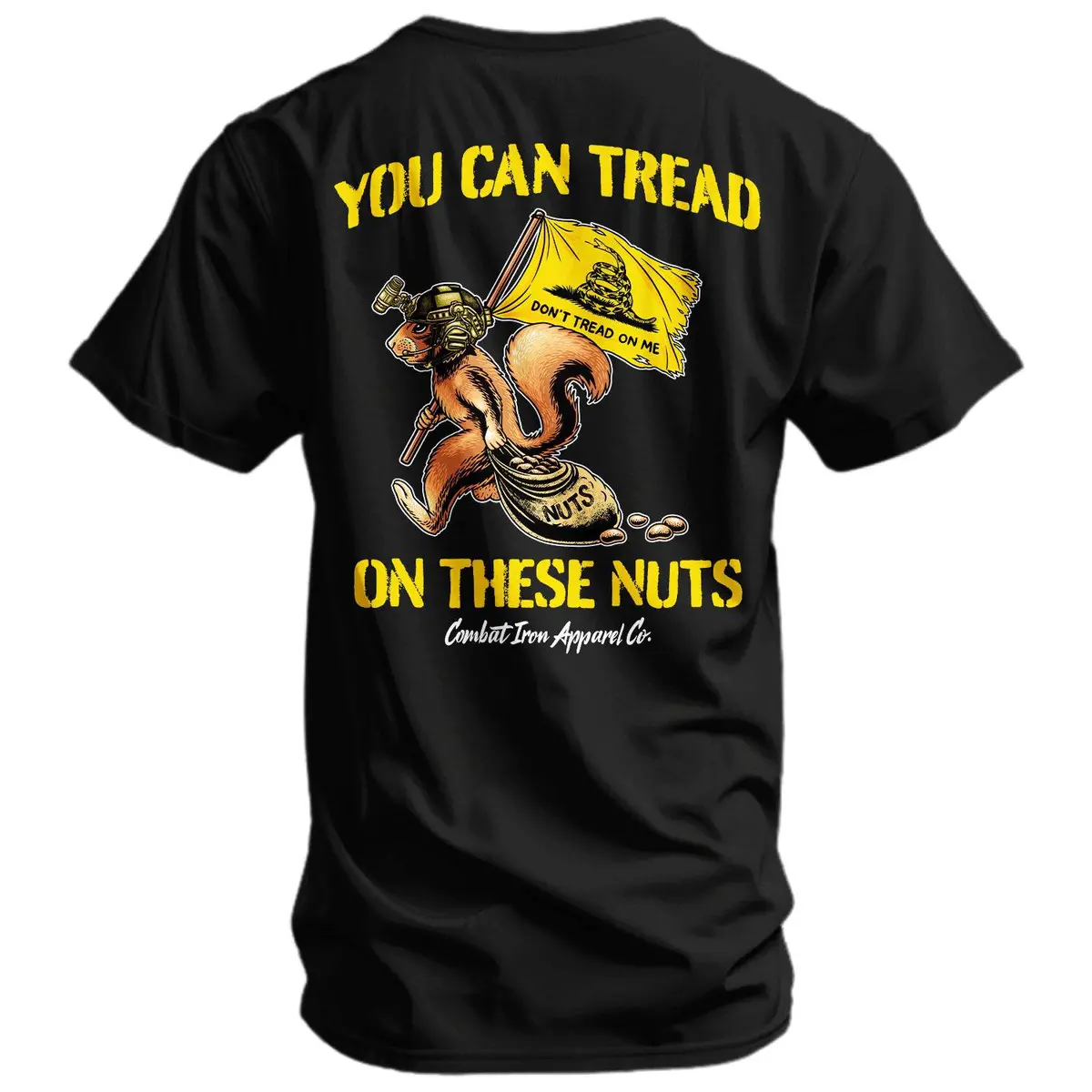 Tread On These Nuts Patriotic Men's T-Shirt 1