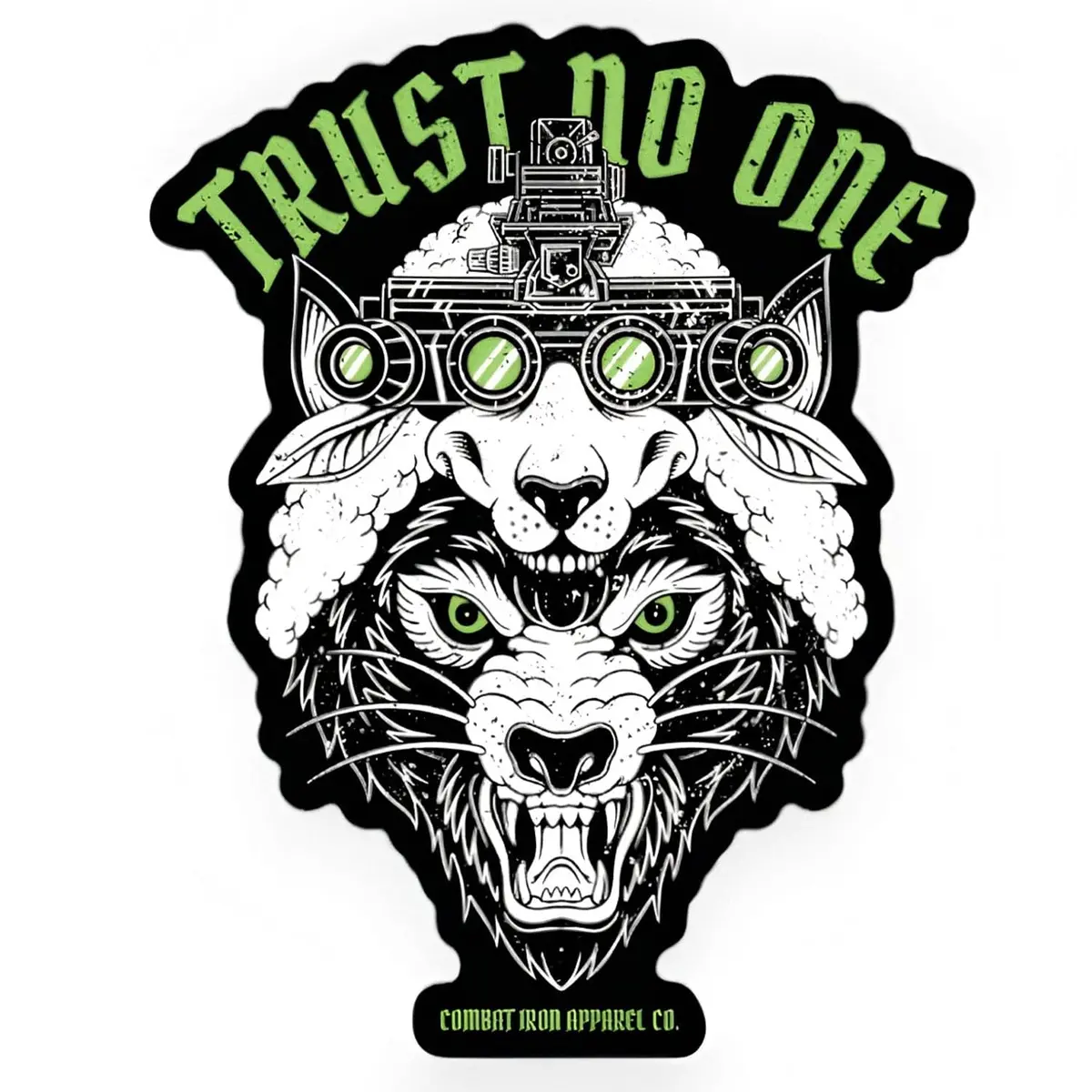 Trust No One Decal Sticker 1