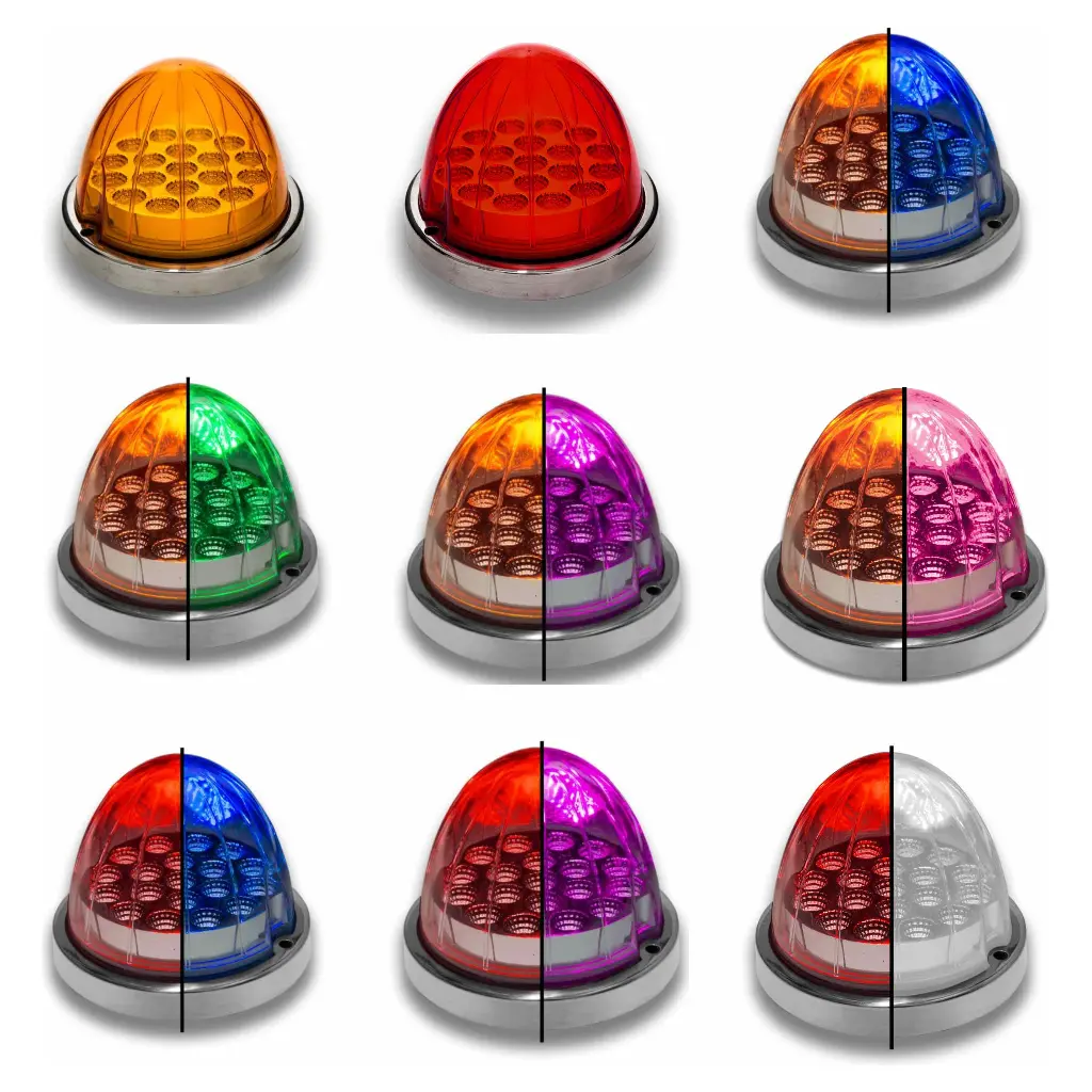 Trux Watermelon Led With Reflector Cup & Lock - 19 Diodes (Choose Color) 1