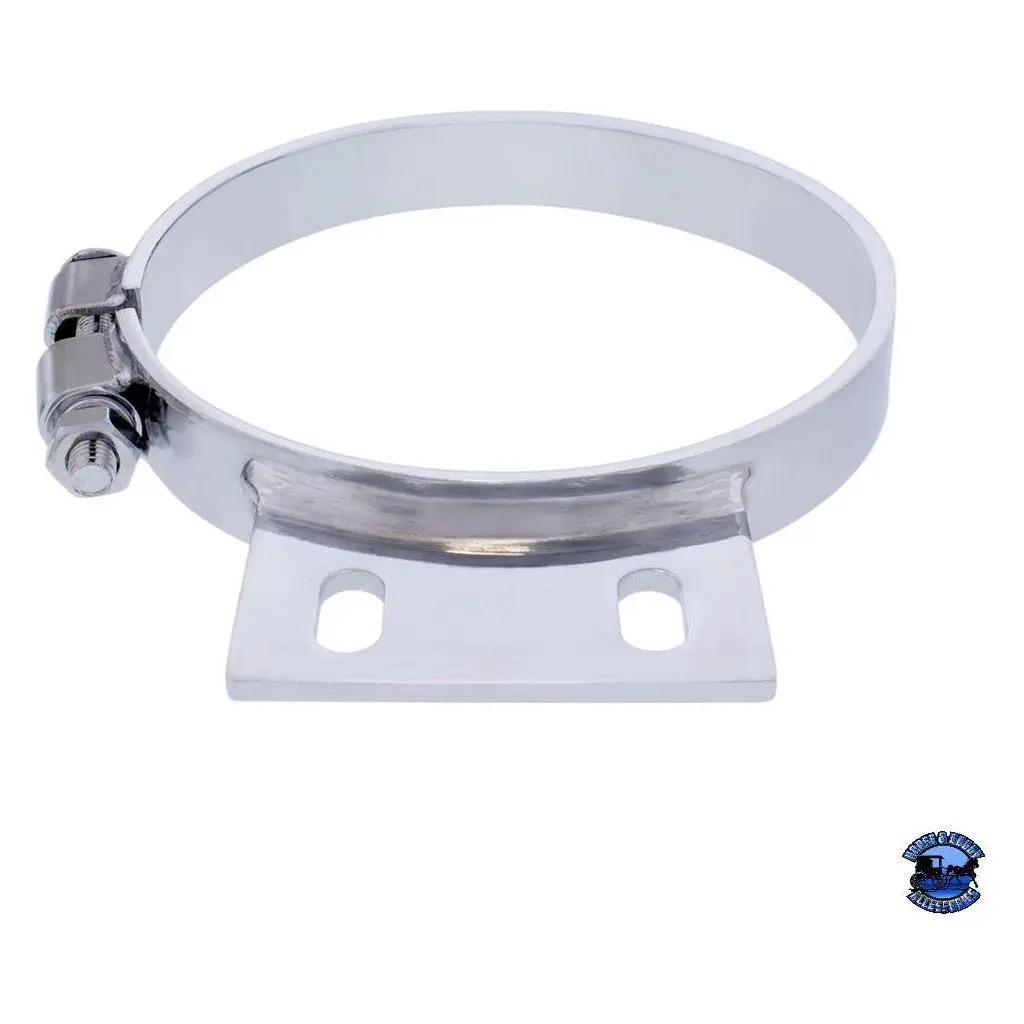 United Pacific Chrome Cab Exhaust Clamp For Peterbilt (Choose Size) 1