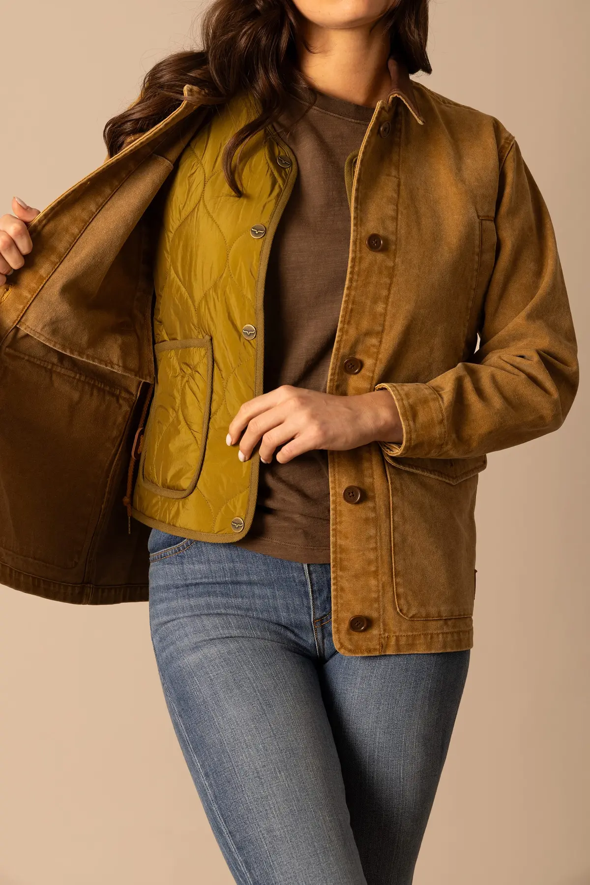 Blake Jacket Vest Combo By Kimes Ranch In Warm Brown 3