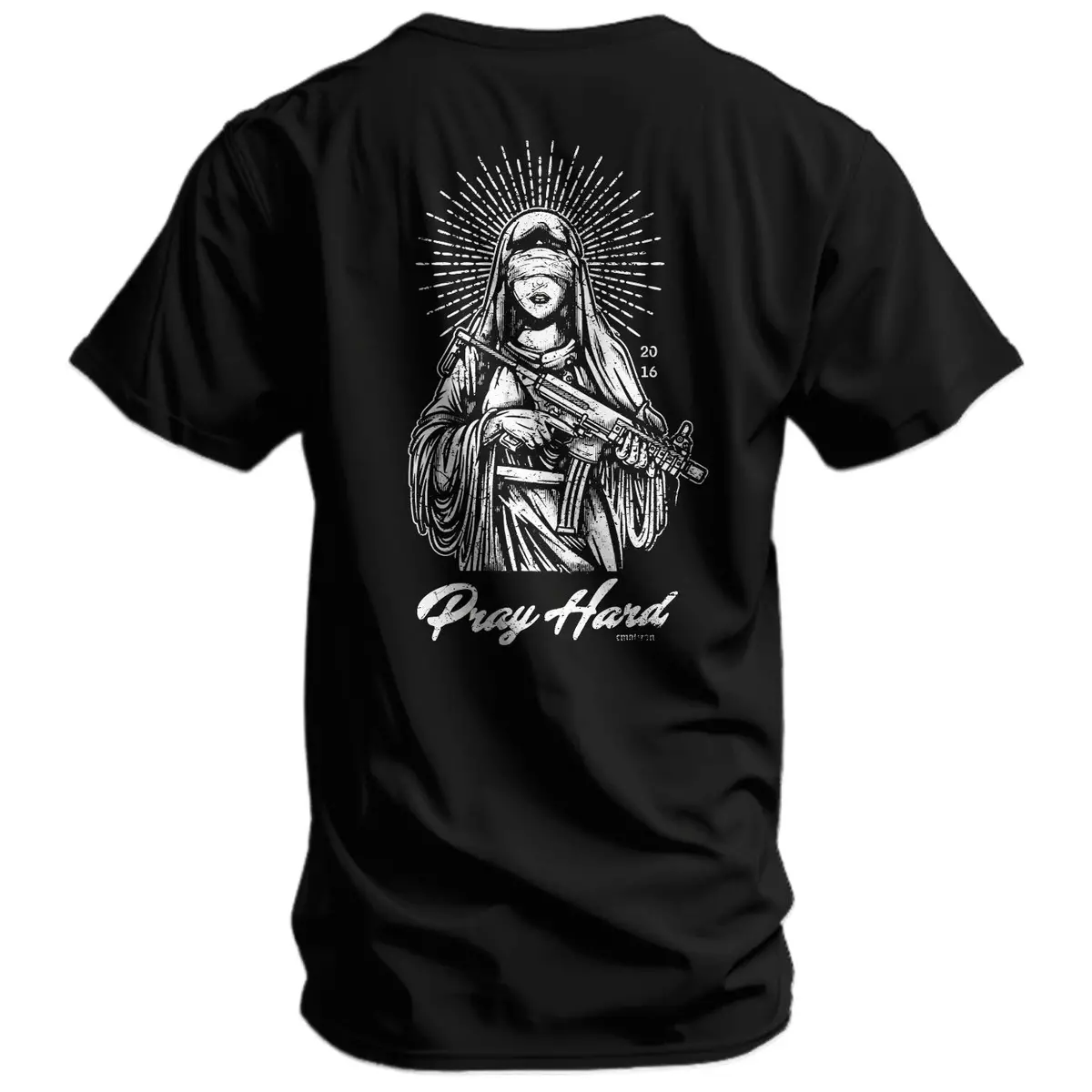 Pray Hard Men's T-Shirt 2