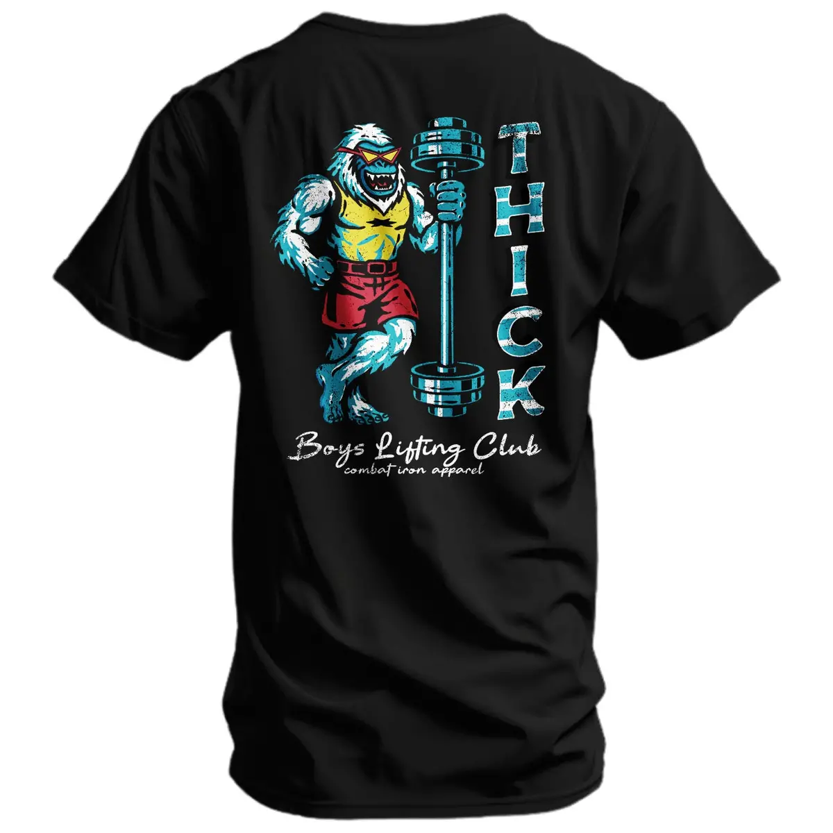 Thick Boys Lifting Club Yeti Men's T-Shirt 1