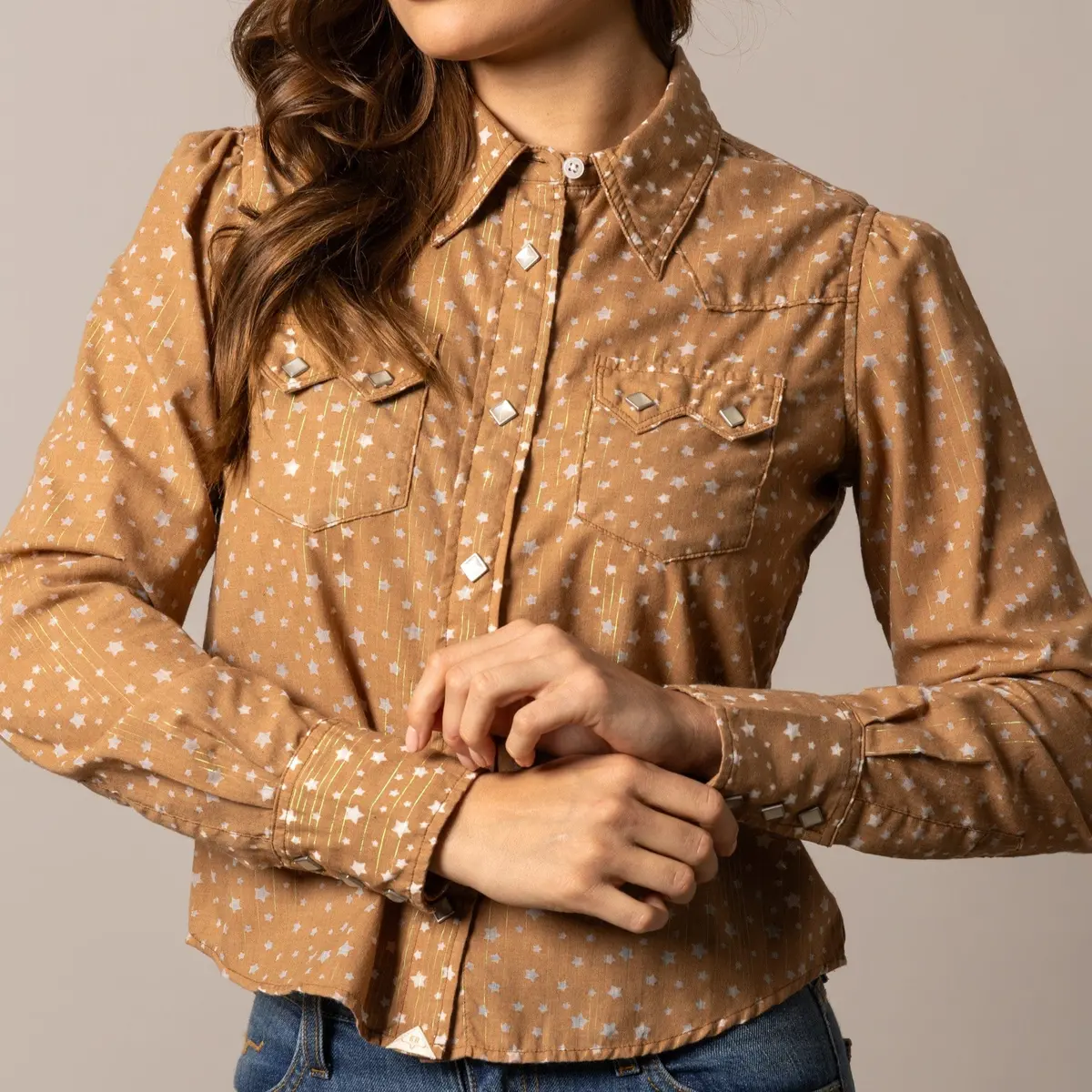 Etoile Blouse Shirt By Kimes Ranch In Tobacco 1