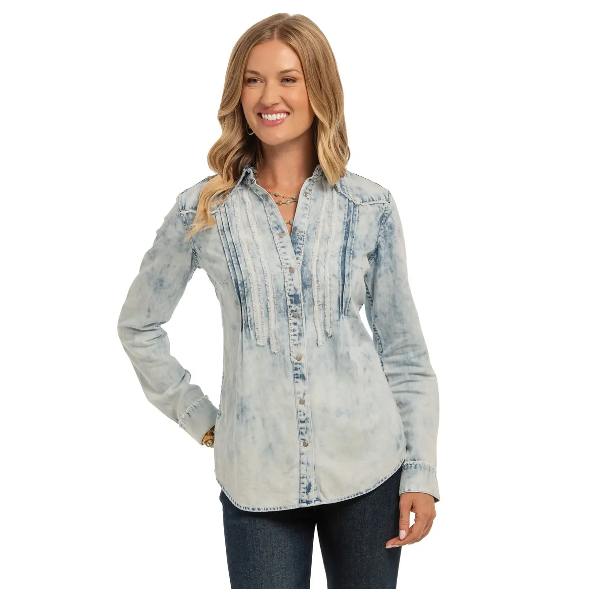 Jessie Shirt In Chambray By Madison Creek Outfitters 1