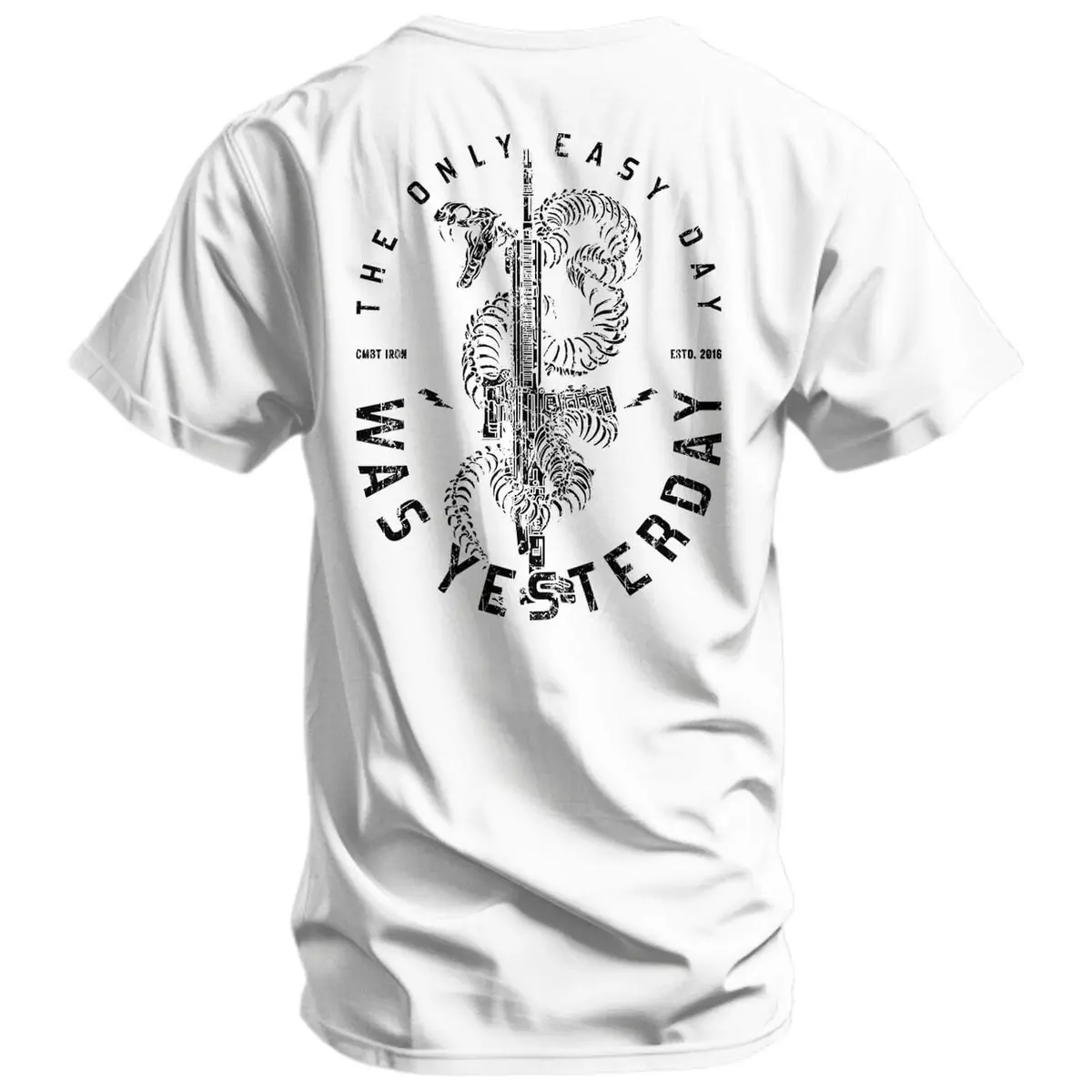 Only Easy Day Was Yesterday Rifle Men's T-Shirt 2