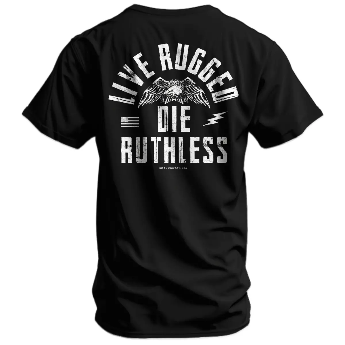 Live Rugged Die Ruthless Men's T-Shirt 1