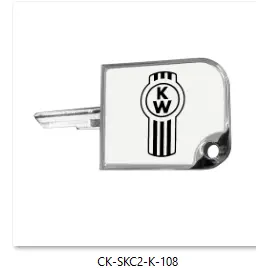 Ck-Skc1-Ko-108 Rectangular Big Key Cover, Kw Old Logo - White 108 1