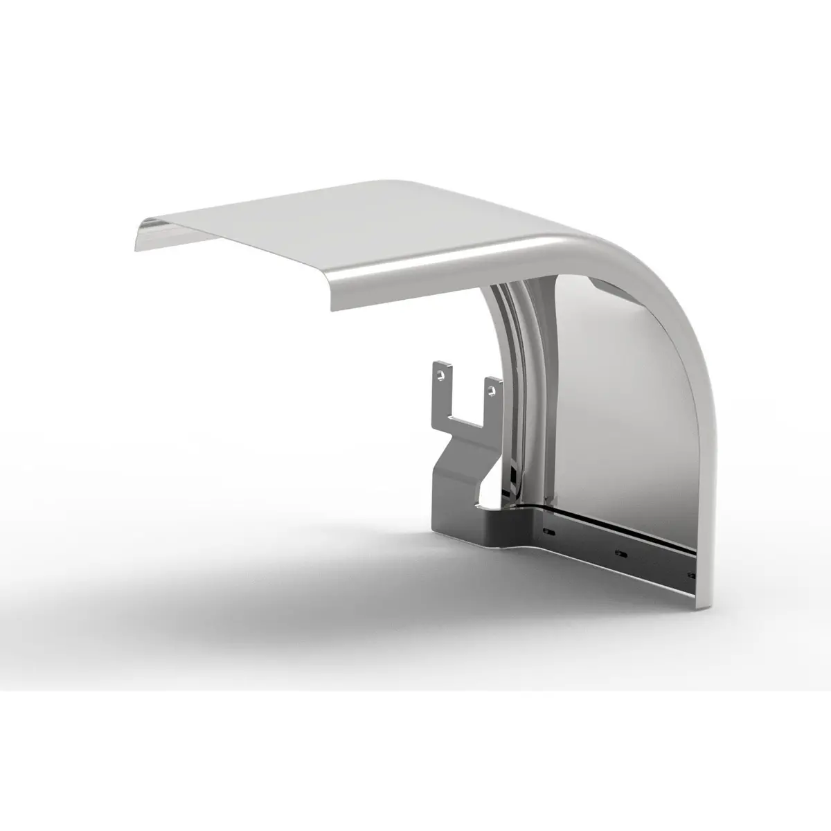 Shift Blind Mount Front Brackets For (80" Low Ride Half Fenders) Peterbilt Low Airleaf (2005+) Kenworth Ag400l 1