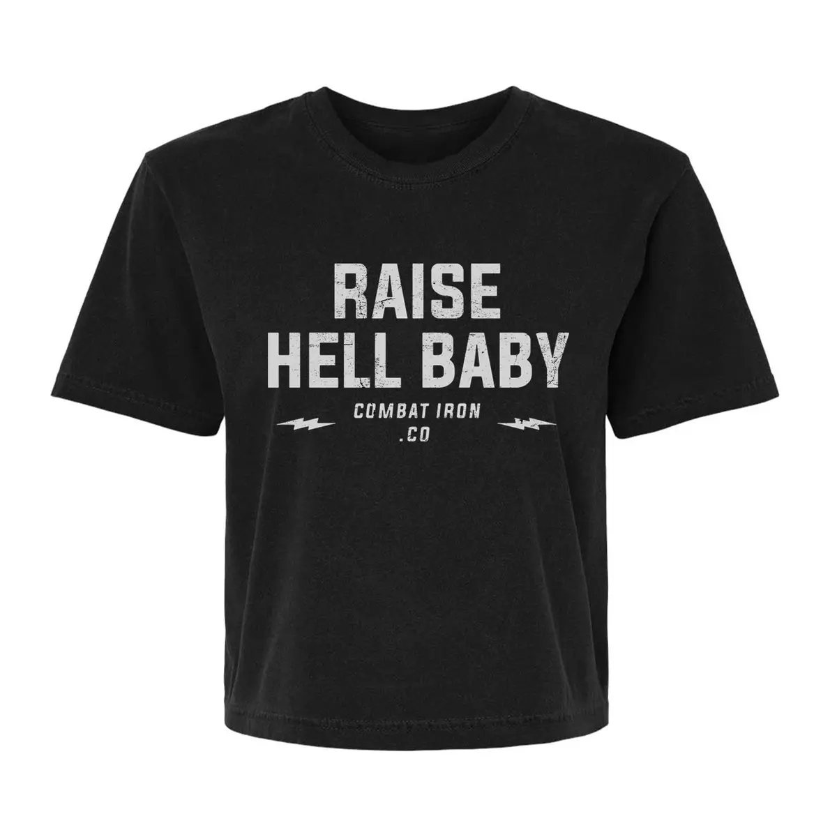 Raise Hell Baby Women's Crop T-Shirt 1