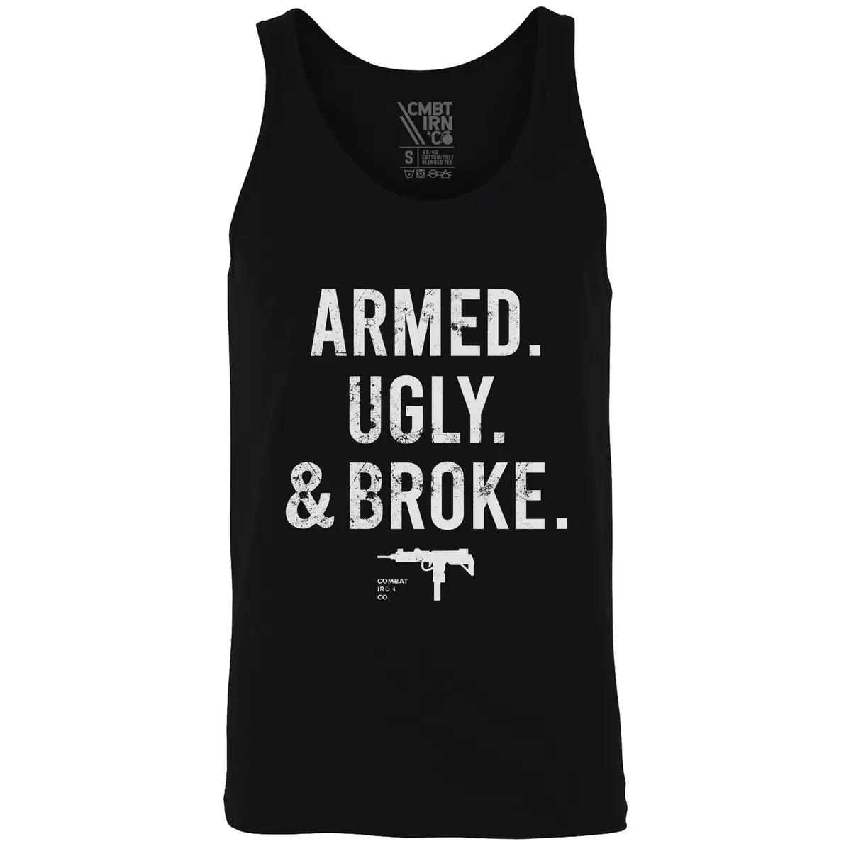 Armed, Ugly, And Broke Men's Tank 1