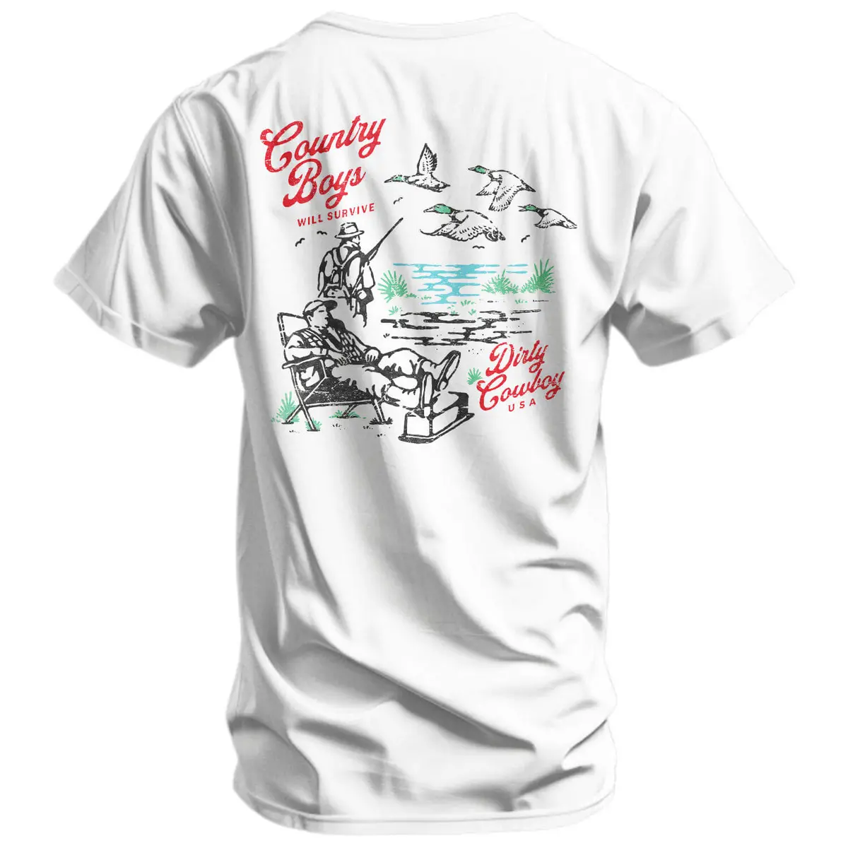 Country Boy's Will Survive Men's T-Shirt 1