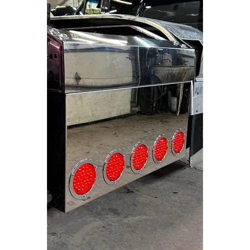 Iowa Customs 304 Stainless Rear Center Panel - 16" Drop (Choose Style) 1