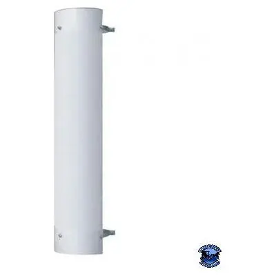 United Pacific 48" Tall 180 Degree Stainless Exhaust Muffler Shield - Plain 1