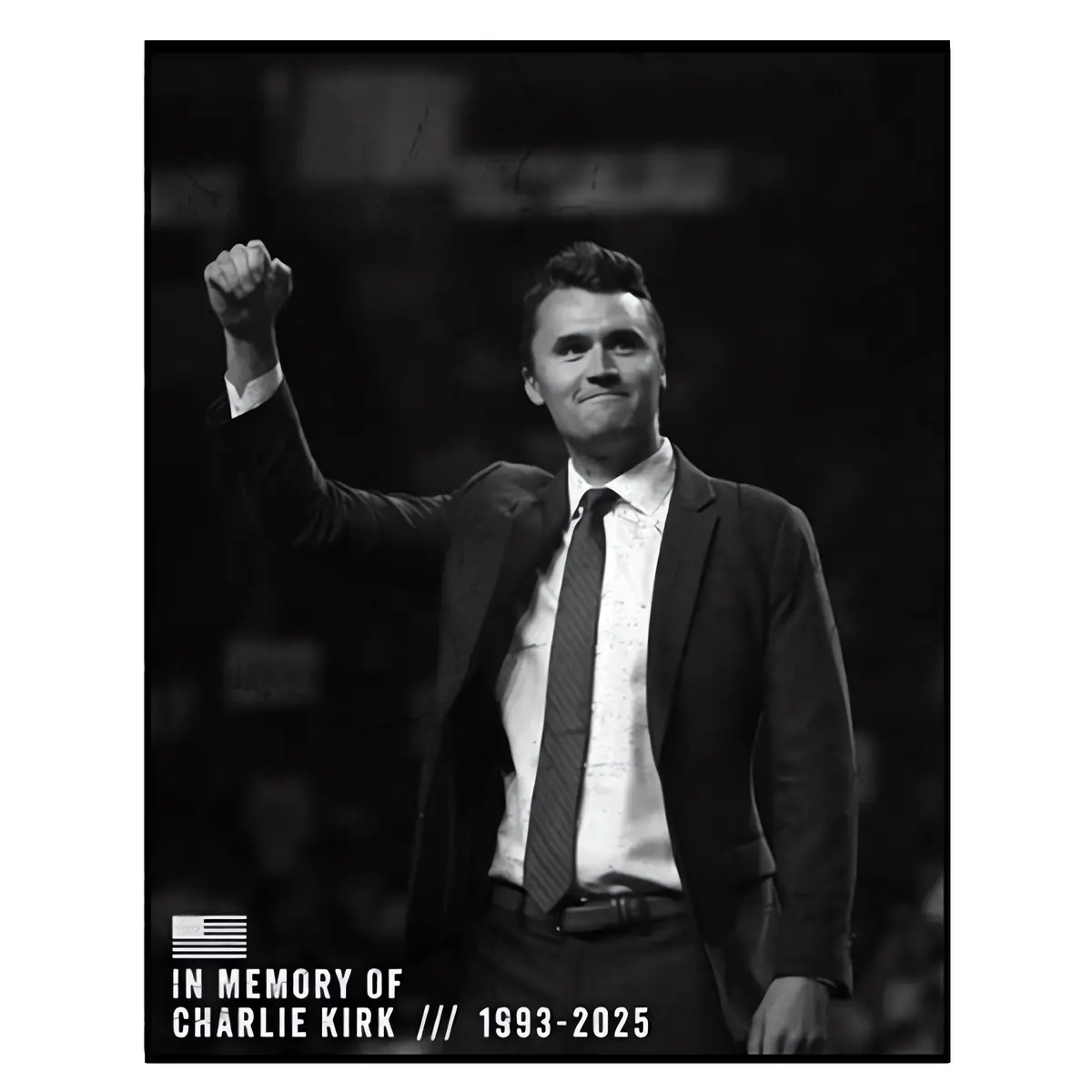 In Memory Of Charlie Kirk Support Decal 1