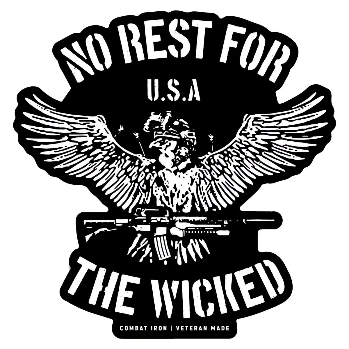 No Rest For The Wicked Decal Sticker 1