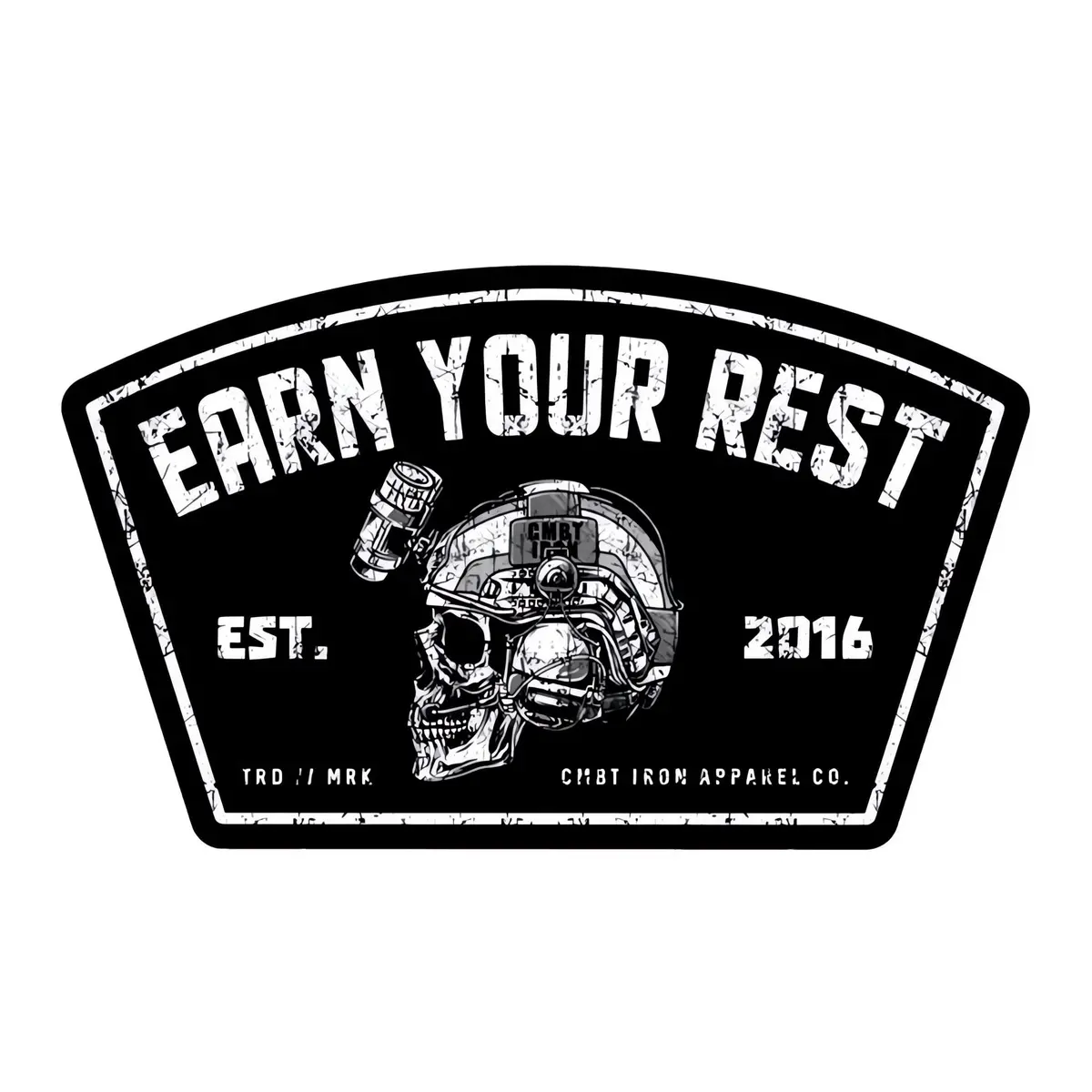 Earn Your Rest Decal 1