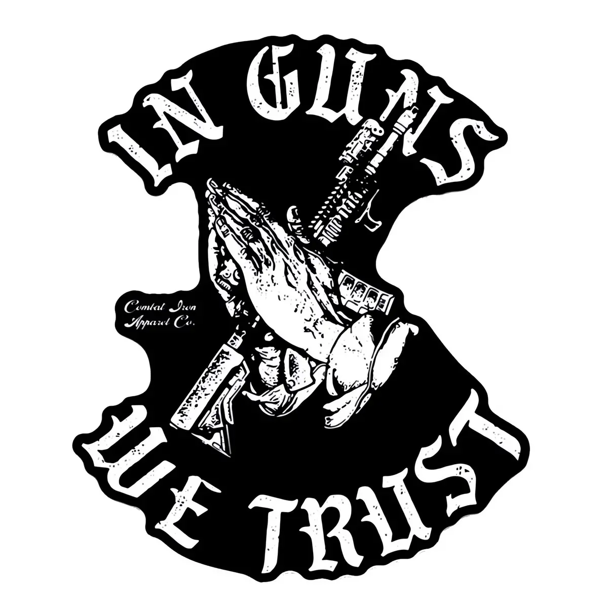 In Guns We Trust Decal 1