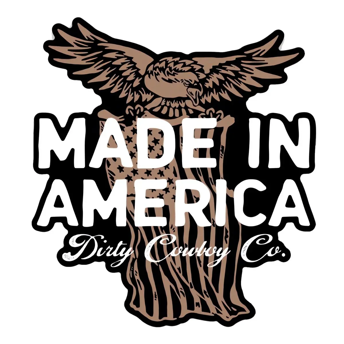 Made In America Eagle Decal 1