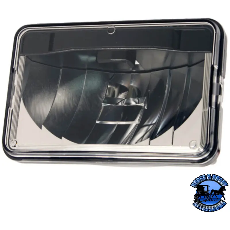 703C Led Headlight, Rectangular, High Beam, 4″X6″, White 1