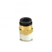 V-016110 Push Lock Male Air Fitting (1/8'' Tube X 1/16'' Pipe ) 1