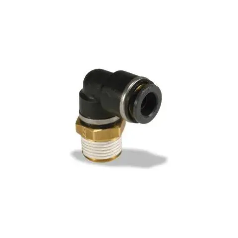 016284 Push-Lock Air Brake Fitting, 90° Male Swivel Elbow 1
