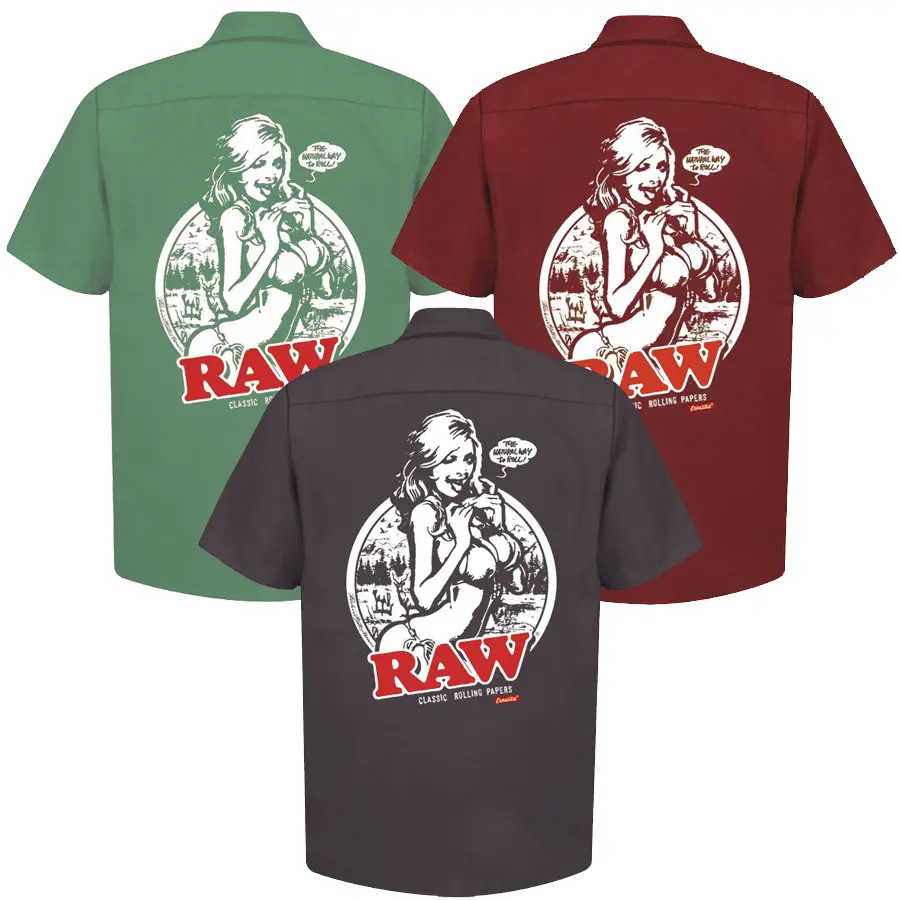 "Raw Girl" Work Shirt 1