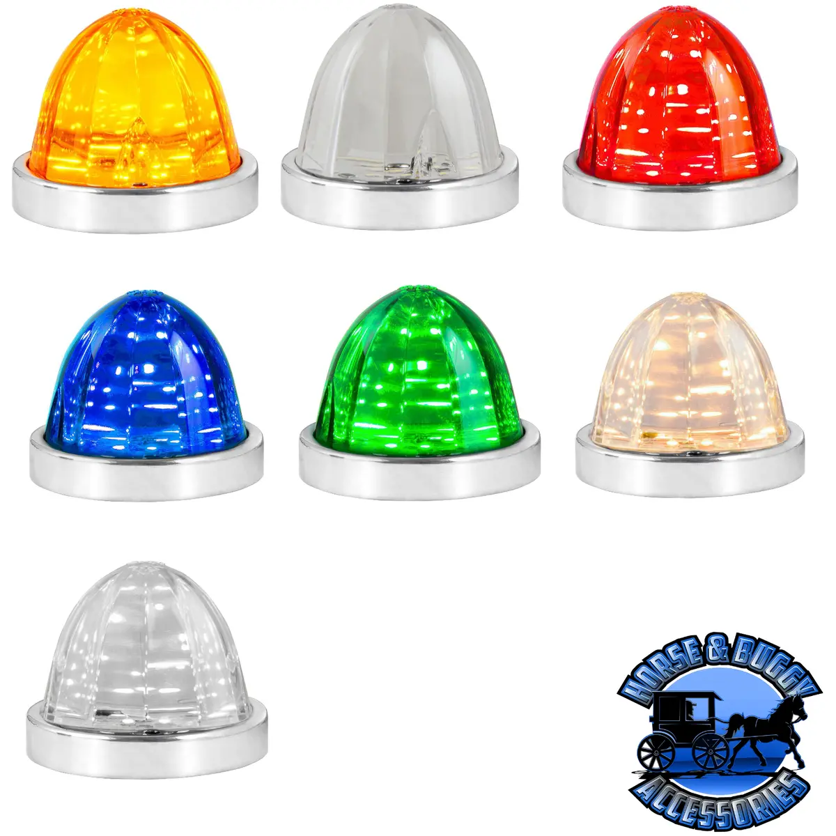 Grand General Classic Watermelon Surface Mount Led Light Turn/Marker Lights 1