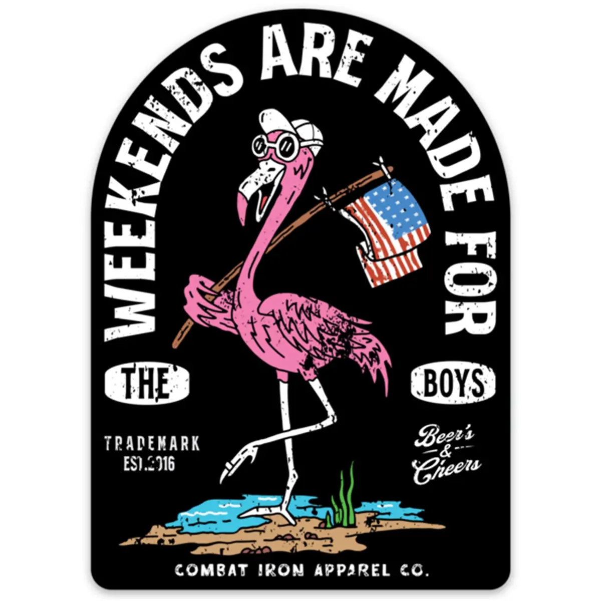 Weekends Are Made For The Boys Decal 1