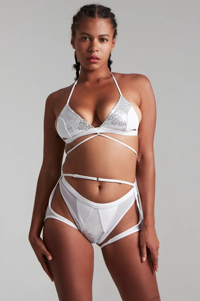 Harna Sparkling Bottoms - White 1