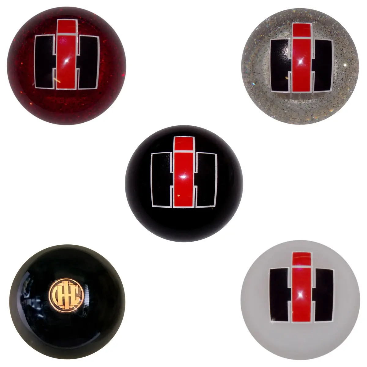 Ih Emblem Shift Knobs (1/2"-13 Female Threads) Twisted Shifterz (Choose Color) 1