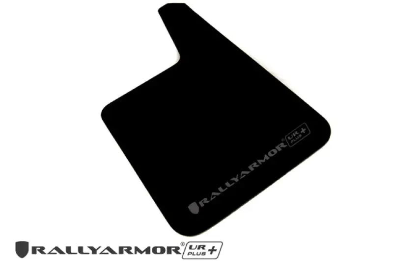 Rally Armor Universal Fit (No Hardware) Ur Plus Black Ur Mud Flap W/ Grey Logo 1