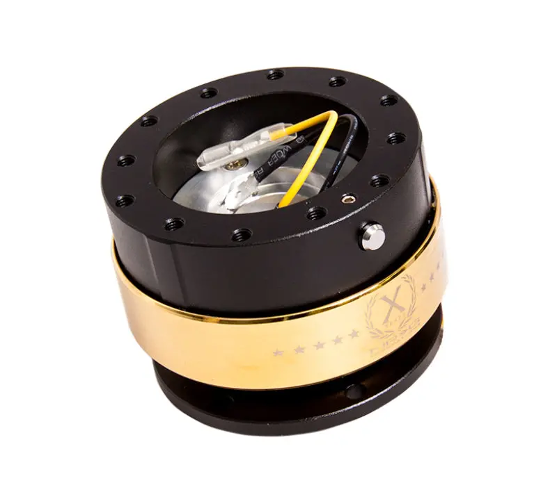 Nrg Quick Release Gen 2.0 - Black Body / Chrome Gold Ring 1