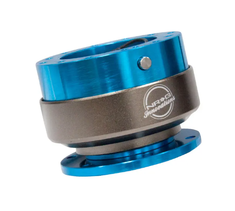 Nrg Quick Release Gen 2.0 - New Blue Body / Titanium Chrome Ring 1
