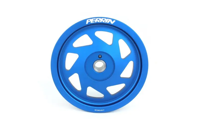 Perrin 2022 Brz/86 / 19-22 Subaru Wrx Lightweight Crank Pulley (Fa/Fb Eng W/Small Hub) - Blue 1