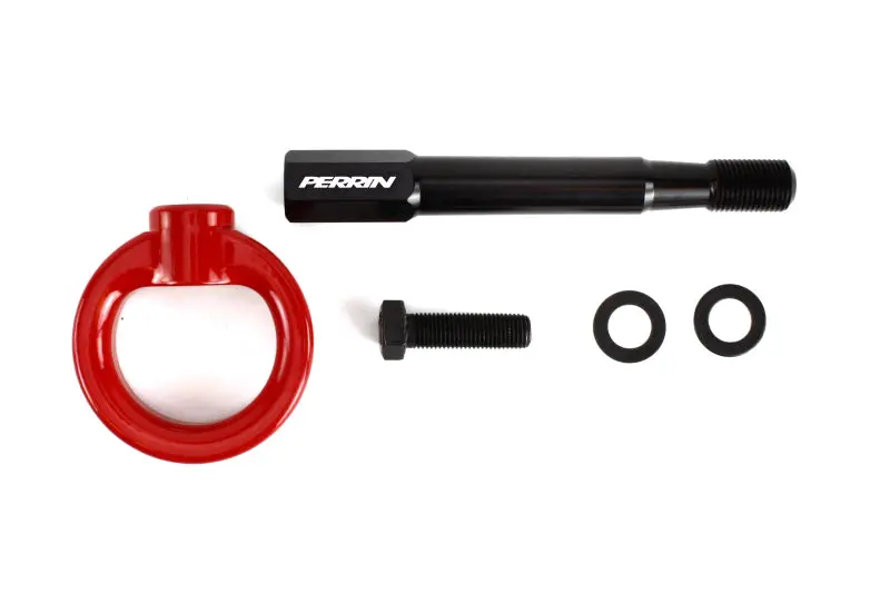 Perrin 18-21 Wrx/Sti / 13-20 Brz / 17-20 Toyota 86 Front Tow Hook Kit - Red 1