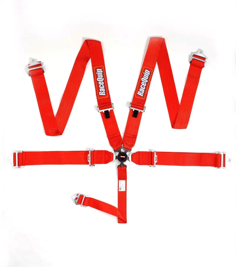 Racequip Red Sfi Camlock 5Pt Pd Lap Seat Belt 1