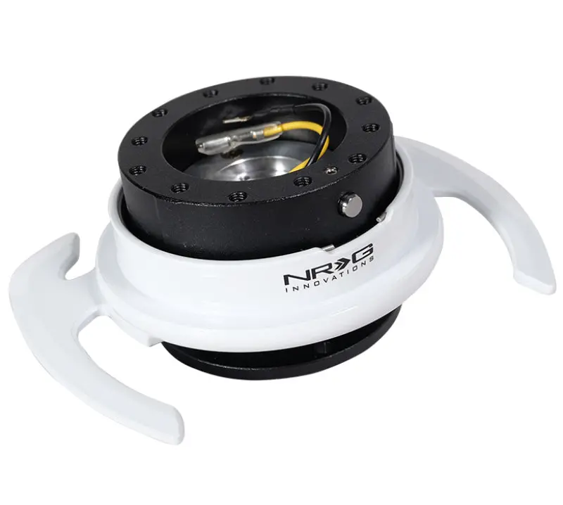 Nrg Quick Release Kit - Black Body/ White Ring W/ Handles 1