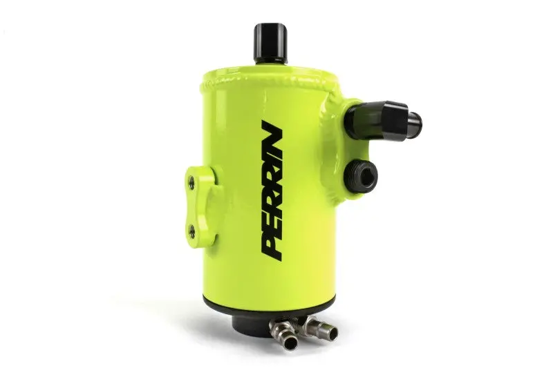 Perrin 08-14 Subaru Wrx/Sti Air Oil Separator - Neon Yellow 1