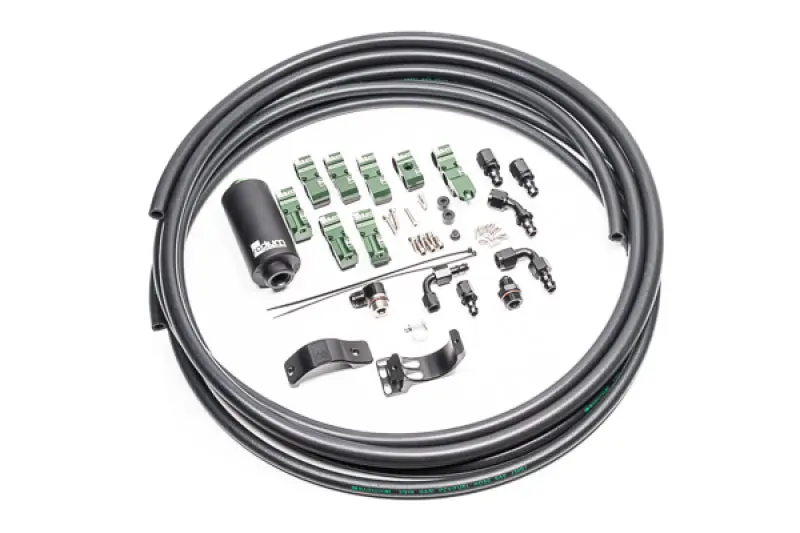 Radium Engineering Early Nissan Fuel Hanger Plumbing Kit Microglass Filter 1